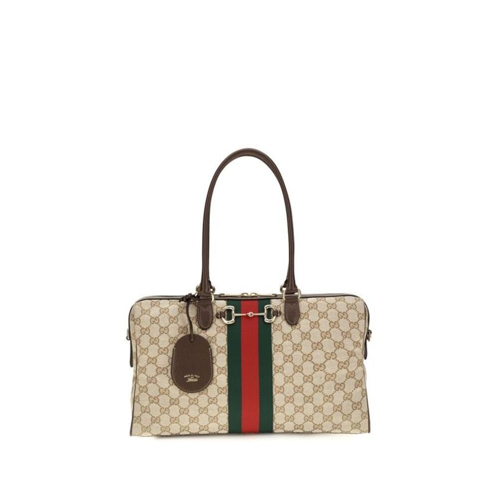 Gucci Beige Fabric Women's Handbag